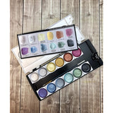 Watercolor Pan Set - Metallics - Professional Grade Watercolors In A Brilliant Palette