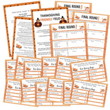 Fall Winter Friendly Feud Game - Family Feud Questions For Adults - Party Games Cards - Thanksgiving Decoration