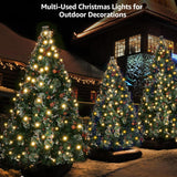 Christmas Tree Lights 280Led 10 Lines Christmas Lights For Tree 8 Lightting Modes For 6Ft-10Ft Christmas Tree, Ul Certif
