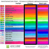 Glow In The Dark Artist Professional Oil Paint Luminescent Phosphorescent Self-Luminous Paint (White Blue, 37 Ml)