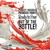 Pouring Masters Hot Tamale Red Ready To Pour Acrylic Pouring Paint - Premium 64-Ounce Pre-Mixed Fluid Acrylic Paint - Fluid Art Supplies For Canvas, Wood, Paper, Tile & Rocks
