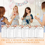 Baby Shower Game Cards, Fall Find The Guest Game Kit, Gender Reveal Party Supplies Favors, Pumpkins Baby Shower Activity Decorations, Baby Shower Gifts, 25 Game Cards Included -02
