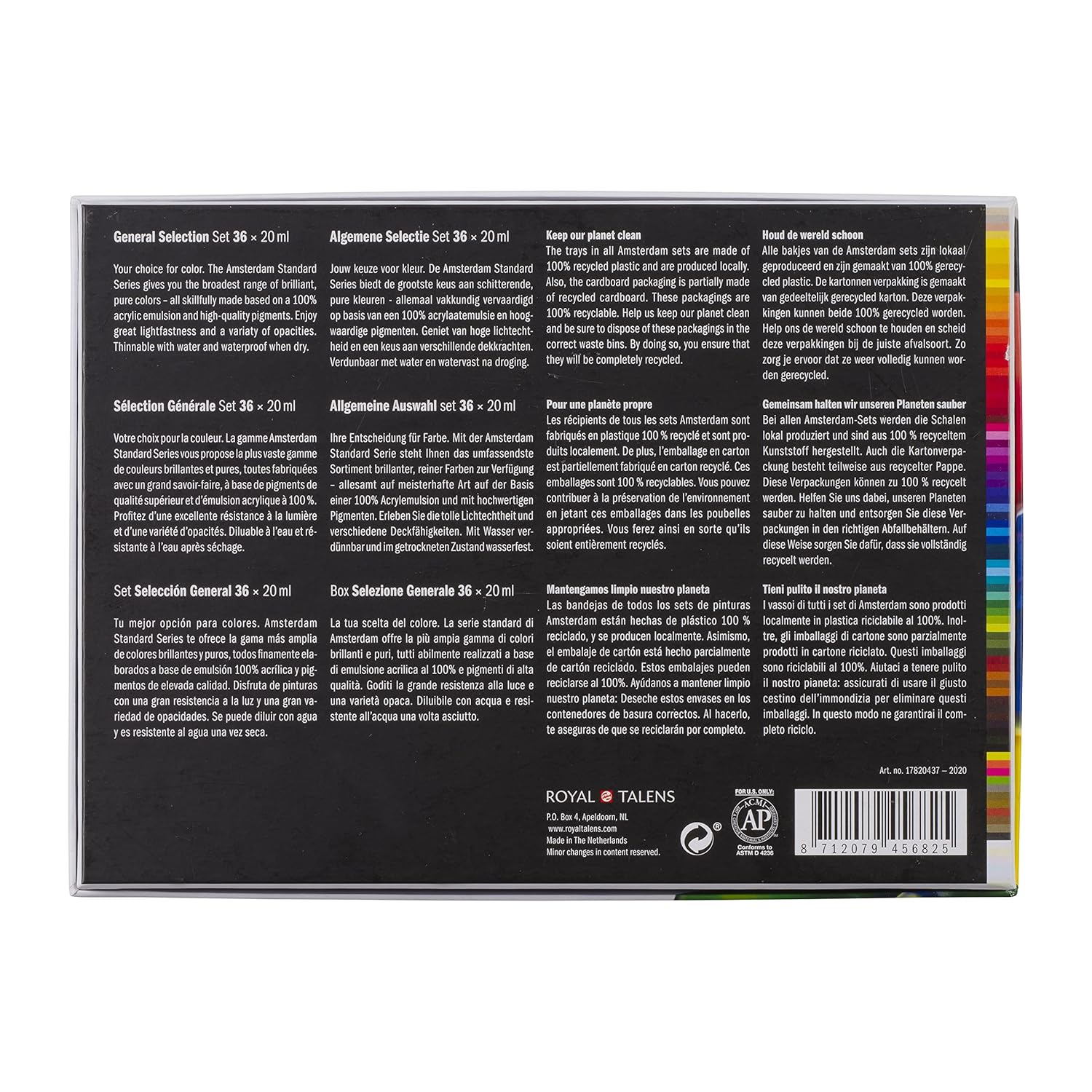 Standard Series Acrylic Paint General Selection Set | 36 X 20 Ml (17820437)