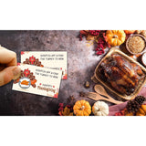 Happy Thanksgiving Scratch Off Game Cards, Pumpkin Lottery Raffle Tickets, Fall Festival Party Activities & Decorations, Autumn Harvest Games Ideas (50 Pack)-03