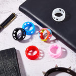 6 Pieces Silicone Anti Slip Ring Non Skid Band Ring Soft Protection Sleeve 25 X 17 Mm