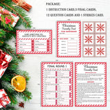 Christmas Friendly Feud Card Game, Christmas Party Game For Family Activity, Christmas Games For Adults, Feud Quiz, Christmas Quiz(Sdfeud01)