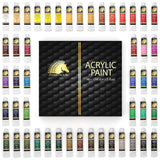 Acrylic Paint Set - 48 X 12Ml Tubes - Lightfast - Heavy Body - Non Fading - Vibrant Colors - Artist Quality Painting Supplies - Professional Grade Paints