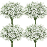 30 Pcs Babys Breath Artificial Flowers, 22" Fake Gypsophila Flowers With Long Stems Real Touch Faux Greenery Plants Diy Flores Bouquet For Vase Wedding Floral Party Outdoor Garden Home Decor
