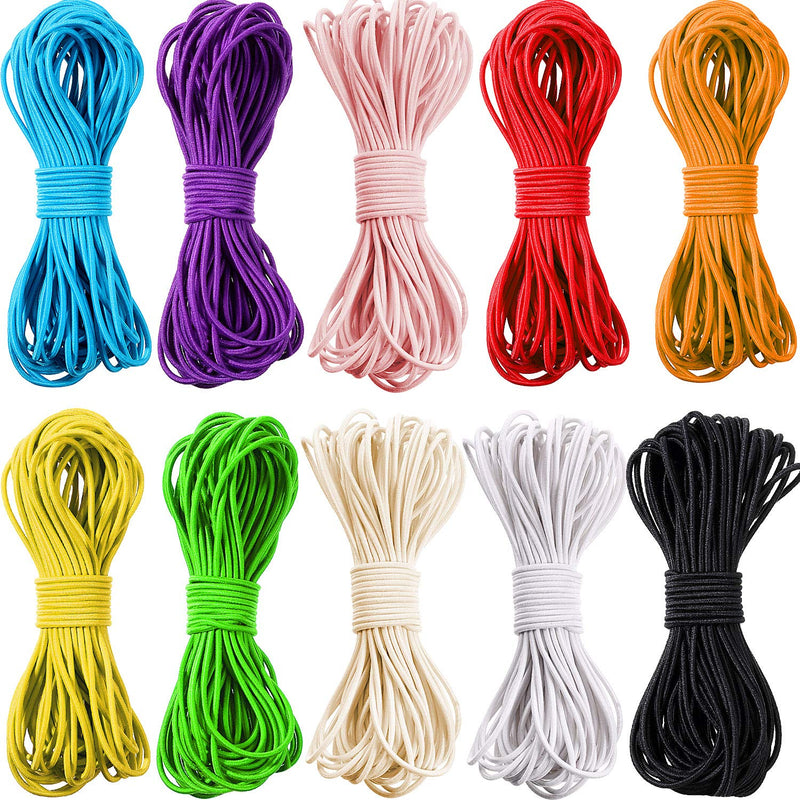 109 Yards 2.0 Mm Multicolor Beading Elastic Cord Thread Stretch String Craftin