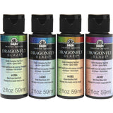 FolkArt Dragonfly Glaze Acrylic Paint, 2 Fl Oz (Pack of 4)