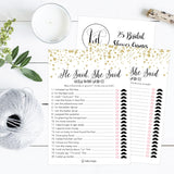 Gold Bridal Shower Games For 25 Guests – Fun And Hilarious Bridal Games For Showers, Wedding Shower, Engagement, Classy Party Activities