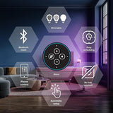 Smart+ Bluetooth Mesh A19 LED Light Bulbs 2 Pack 60W Equivalent Color Changing Dimmable Alexa Compatible