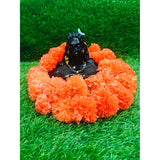 5 Pc - 5 Feet Marigold Garland |Indian/American Wedding Party Mantle Decoration, Faux Garlands Wedding Garland, Diwali Decoration, Spring Bush Floral! (Dark Orange)