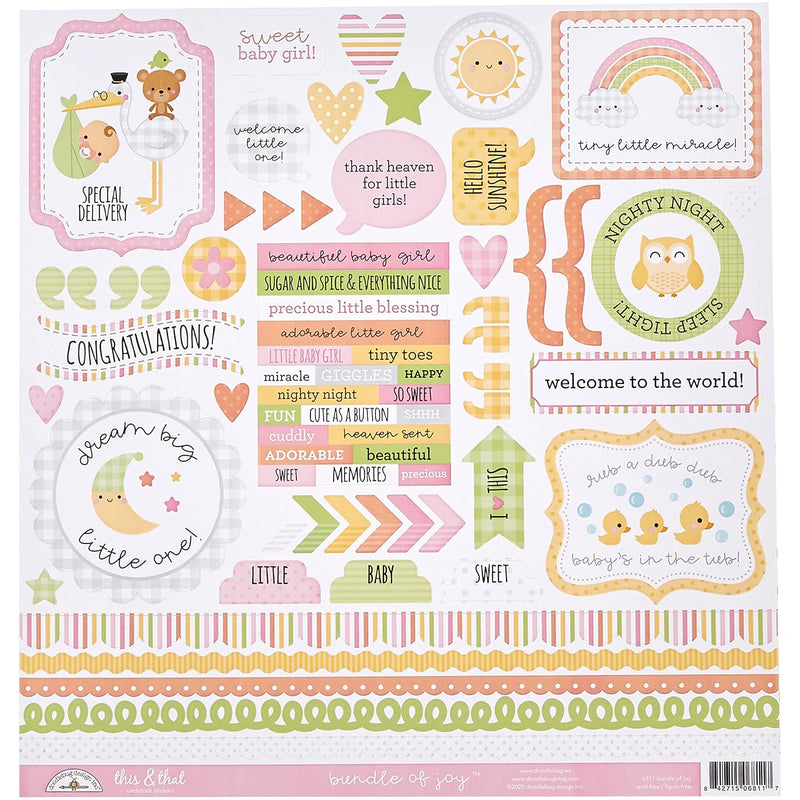 Bundle Of Joy Paper 12X12 Pack