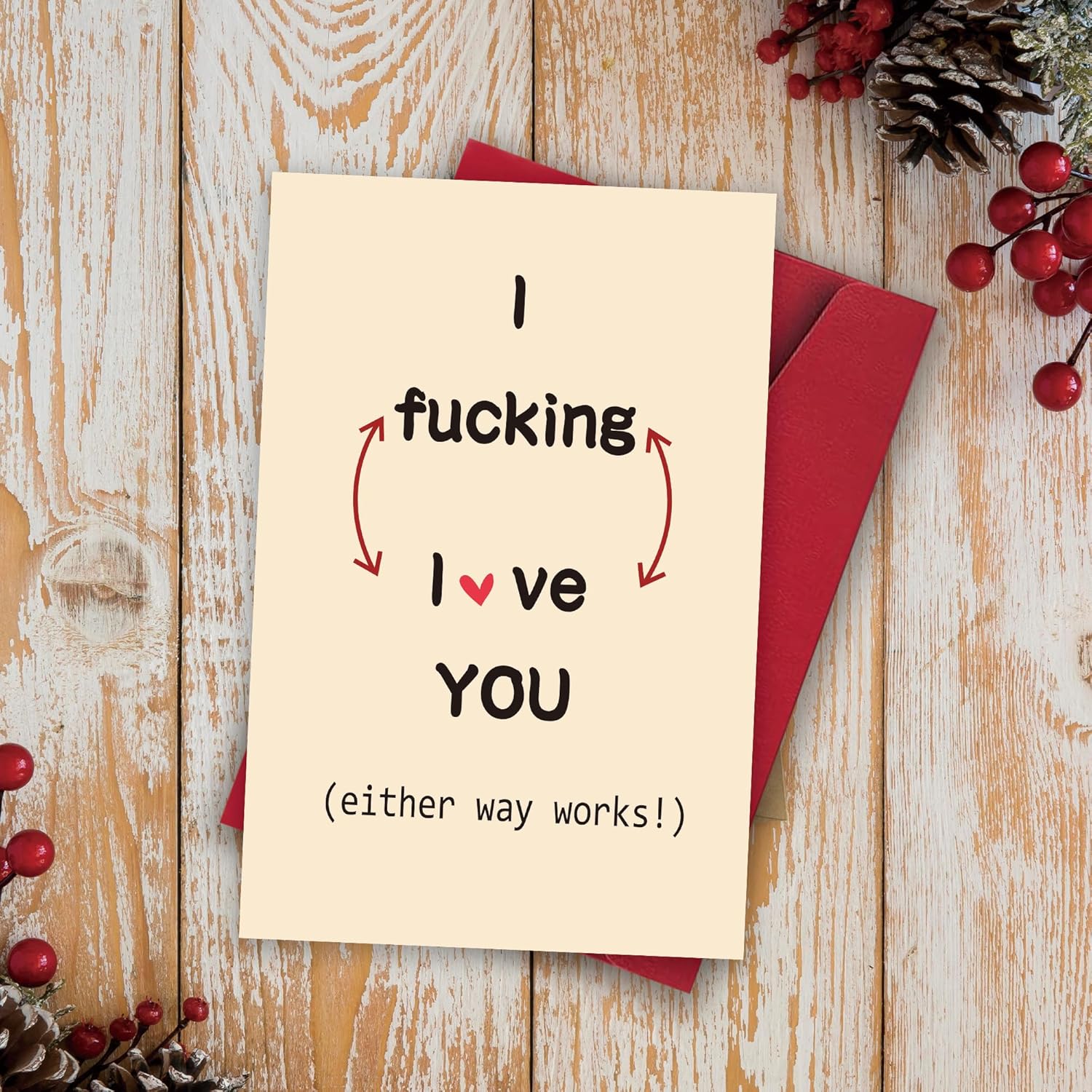 Naughty Anniversary Card For Him Her, Sexy Birthday Card For Boyfriend Girlfriend, Dirty Valentine'S Day Card For Men, Adult Humor Raunchy Card