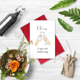Funny First Mother'S Day Card, Funny Cheers Greeting Card, Celebrate Mom'S First Motherhood, Cute And Playful Design For New Moms, Perfect For New Parent Or Mom-To-Be