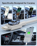 2 Pack 3FT USB A to USB C CarPlay Cable Fast Charging Cord for iPhone 17 16 Samsung Galaxy Pixel iPad