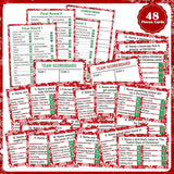 50 Pcs Christmas Friendly Feud Game With Answer Buzzer Christmas Feud Party Game Fun Family Trivia Quiz Night For Holiday Xmas Party Office Adult Groups