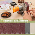 Multifunctional Electric Jewelry Making Machine, 7-Adjustable Speed Jewelry Repair Sander Polisher Jewelry Making Supplies Kit - For Ring, Bead, Copper, Silver, Wood, Resin, Gemstone, Crafts