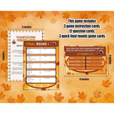 Thanksgiving Friendly Feud Game, Friendly Feud Quiz, Baby Shower Game Cards For Adults, Family Activity, Feud Trivia Quiz, Festival Activities Party Games Supplies-Lp3