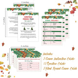 Christmas Friendly Feud Game Set, Friendly Feud Quiz, Family Feud Quiz, Baby Shower Game, Family Games For Adults, Christmas Games Xmas Holiday Winter Party Supplies-L007