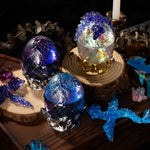 Dragon Egg Resin Molds, Large Resin Jar Resin Epoxy Molds With Lid And Crystal Cluster Base, Lifelike Dinosaur Egg Silicone Molds For Epoxy Resin, Diy Craft
