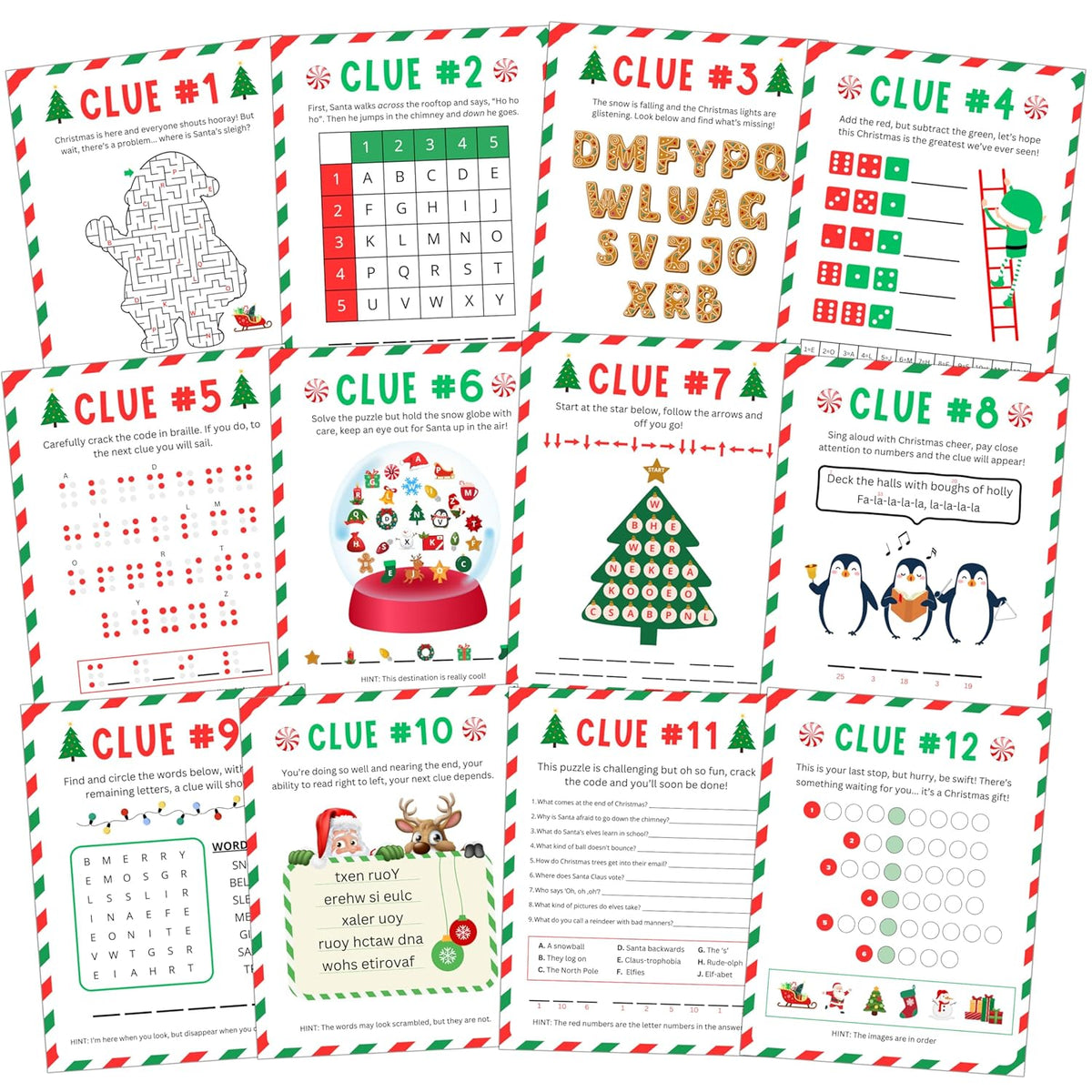 Christmas Scavenger Hunt: A Fun Christmas Gift Hunt Game