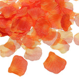 Artificial Rose Petals, 1000Pcs Fake Flowers Silk Petal Decoration Supplies For Romantic Night Wedding Party Event Decor, Gradient Orange