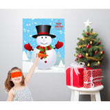 Christmas Games For Kids Party Pin Nose On Snowman Christmas Party Decorations Christmas Activities For Kids Family Adults Xmas Gifts Crafts (Snowman)