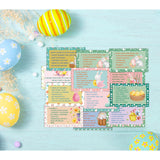 Easter Scavenger Hunt Games, Easter Treasure Hunt Clues Game Cards, Easter Party Games For Family Friend Groups, Easter Party Decorations Favors Supplies, 03