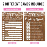 Rustic Bridal Shower Games For 20 Guests – Fun And Hilarious Bridal Games For Showers, Wedding Shower, Engagement, Classy Party Activities