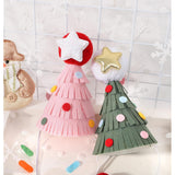 Christmas Tree Party Hat - 1St Birthday Hat, Pet Hat, Winter Birthday Decor (Green Christmas Tree Hat)