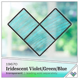 Gallery Glass Iridescent Stained Glass Paint, Violet/Green/Blue 2 fl oz Brilliant Iridescent Finish Paint, Perfect For Easy To Apply DIY Arts And Crafts, 19670