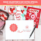 8 Pack Foiled 4X6In Valentine Cards For Adults With Envelopes And Stickers, 8 Fun And Elegant Designs For Loved Ones, Family, Friends With Printed Message Inside, Gifting & Mailing