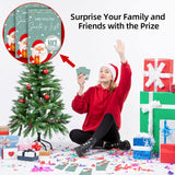 Christmas Scratch Off Cards - 40Pcs Xmas Party Scratch Prize Cards - Santa Festive Raffle Tickets For Adults Families Events Business Groups Game Supplies - A03