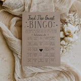 Bridal Shower Games, Find The Guest Bingo, Wedding Shower Game And Activities, 50 Game Cards Included