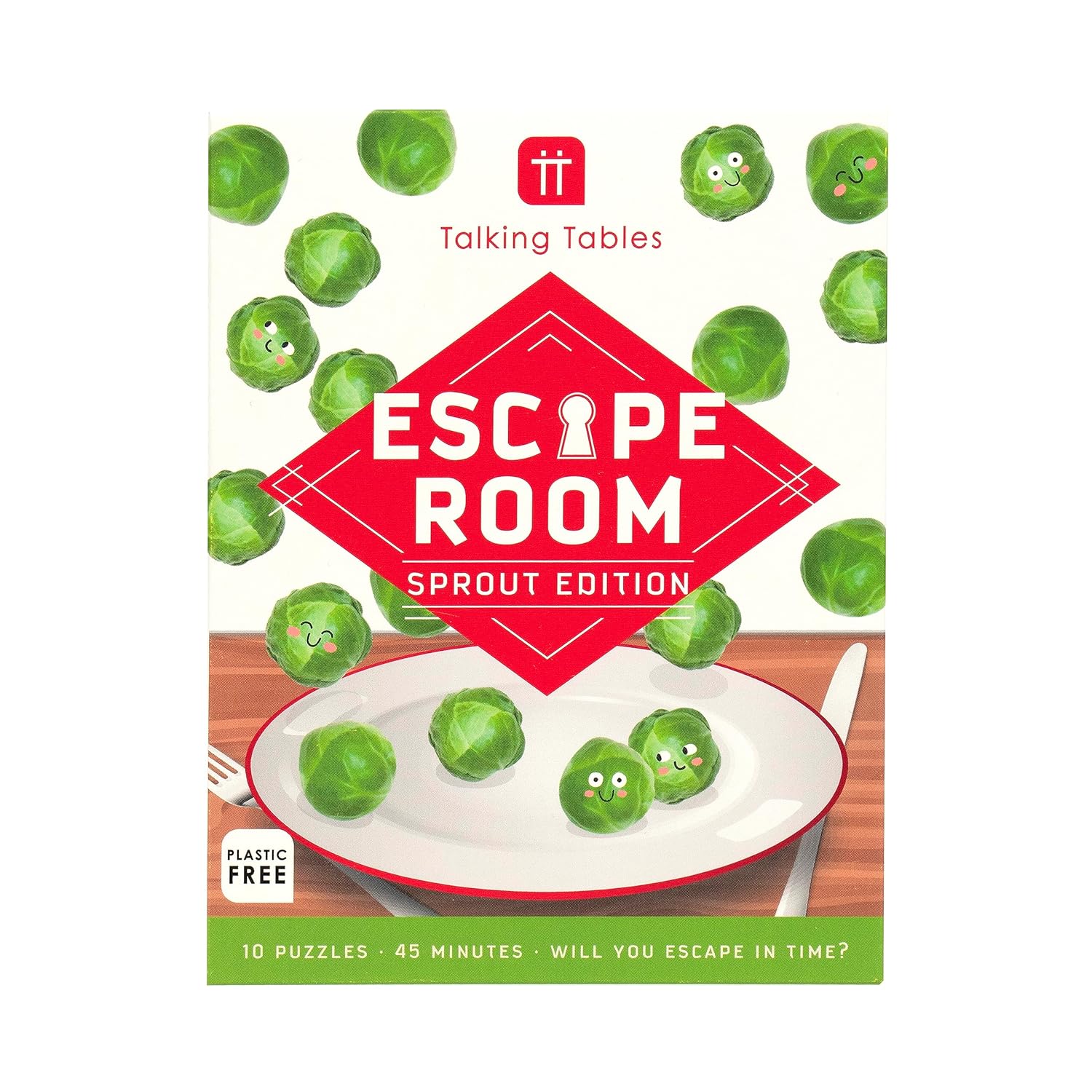 Christmas Themed Kids Escape Room Game Sprout Edition | Xmas Family Fun Tabletop Games To Play Over Dinner Or Secret Santa Stocking Filler Present Idea