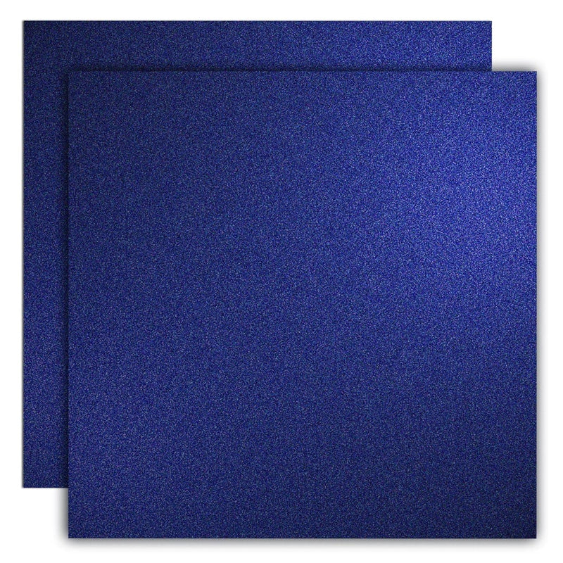 Blue Glitter Cardstock Paper 12 Sheets 12" X 12" Heavyweight Glitter C