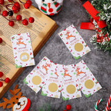 40 Pieces Christmas Scratch Off Cards Christmas Scratch Off To Win Stickers Party Game Holiday Tickets Xmas Reindeer Paper Cards Crafts For Adults Family Party Favors
