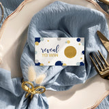 Blue & Gold Scratch Off Game Cards (28 Pack) - Fun Bridal Shower Game Ideas - Modern Wedding Activity - Holiday Lottery Tickets, Raffle Drawing, Instant Win Scratchers - Party Favors