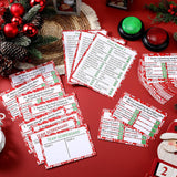 50 Pcs Christmas Friendly Feud Game With Answer Buzzer Christmas Feud Party Game Fun Family Trivia Quiz Night For Holiday Xmas Party Office Adult Groups