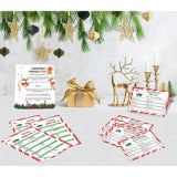 Christmas Friendly Feud Game, Friendly Feud Quiz, Baby Shower Game Cards For Adults, Family Activity, Feud Trivia Quiz, Games For Winter Party Supplies-Lp7