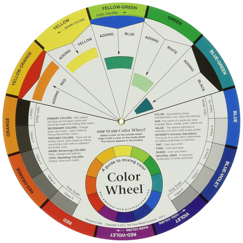 Cox Color Wheel-9.25-Inch, 2.1 X 27.4 X 32.480000000000004 Cm, Multicolor