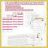 Christmas Friendly Feud Game, Christmas Trivia Quiz, Family Feud Baby Shower Game, Christmas Games For Family Party Activity Favors Supplies-12 Question Cards And 3 Final Rounds Cards-06