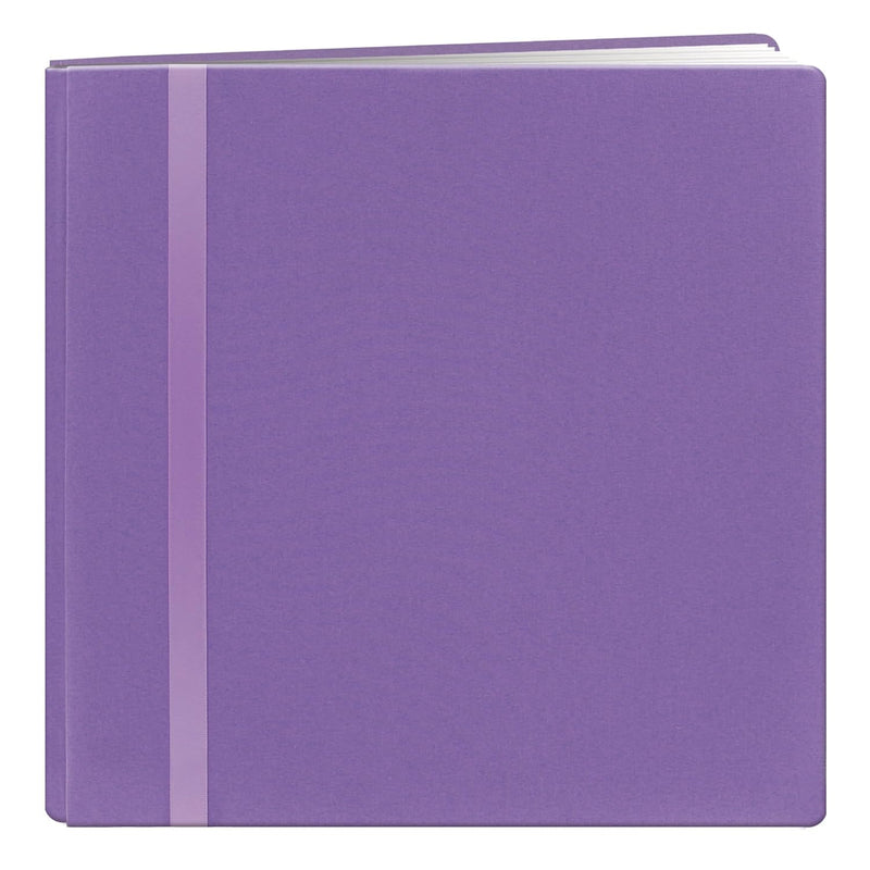 Snapload 12X12 Fabric Ribbon Scrapbook, Purple