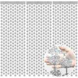 Snowflake Decorations 3 Pcs Snowflake Foil Fringe Curtains, Silver