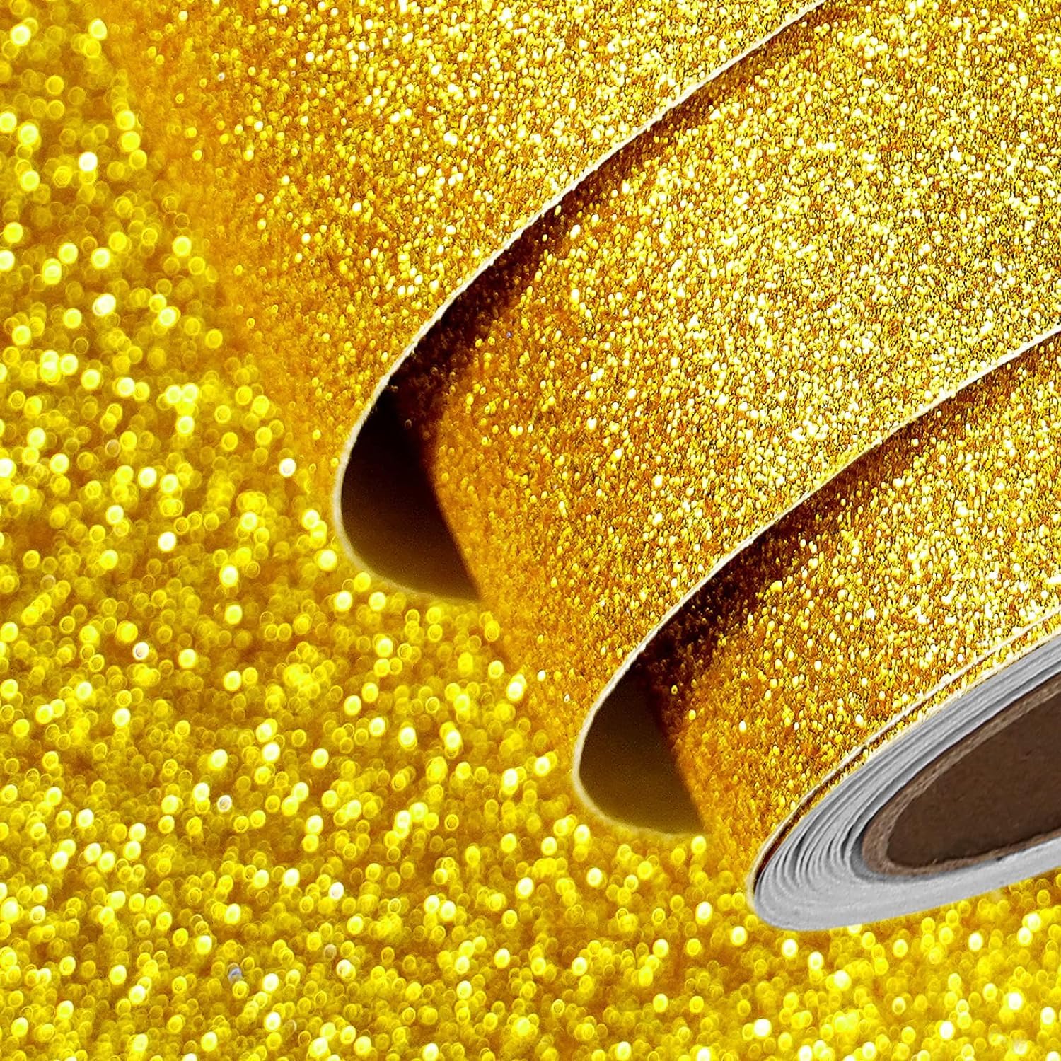 Gold Glitter Cardstock Paper 15.8"X78.8" Sparkly Self Adhesive Gold Glitter Paper For Crafts Cardstock Glitter Card Stock For Kids Diy Gift Wrapping Birthday Party Decoration Scrapbook Fabric