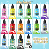 Airbrush Paint Set - 24 Colors Ready To Spray Airbrush Kit With 2 Cleaning Brush, Water Based Acrylic Air Brush Paint Kit For Artists And Beginners - 1.76 Fl Oz