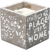 Pavilion - 3.5" Square There's No Place Like Home 100% 8 oz Soy Wax Single Wick Candle - Serenity Scented