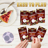 Graduation Games, Scratch Off Graduation Party Game, Grad Party Scratch Games For Adults, Red Gold Congrats Grad Raffle Tickets, Graduation Party Favors Supplies, 50 Pack (03)